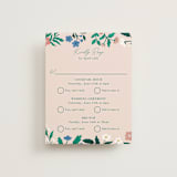 "Le Jardin" - Multi-Event RSVP Cards in Petal by Elly - Front
