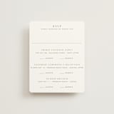 "Rancho" - Multi-Event RSVP Cards in Verde by Megan Davis - Front