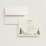 "Great Outdoors" - Multi-Event RSVP Cards in Forest by Petra Kern - RSVP with Envelope
