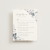 "Violet Cascade" - Multi-Event RSVP Cards in Violet by Nicoletta Savod - Front