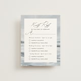 "Water's Edge" - Multi-Event RSVP Cards in Cloud by Nicoletta Savod - Front