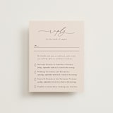 "Everlasting" - Multi-Event RSVP Cards in Latte by Jennifer Postorino - Front