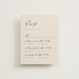 "Modernline" - Multi-Event RSVP Cards in Cotton by April Astudillo - Front