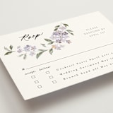 "Sweeping Vine" - Multi-Event RSVP Cards in Periwinkle by Itsy Belle Studio - Detail