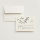 "Sweeping Vine" - Multi-Event RSVP Cards in Periwinkle by Itsy Belle Studio - RSVP with Envelope