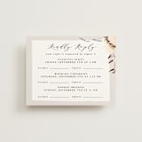 "Sonnet" - Multi-Event RSVP Cards in Almond by Petra Kern - Front