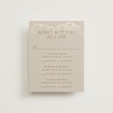 "Deco Garden" - Multi-Event RSVP Cards in Dusk by GeekInk Design - Front