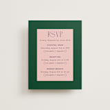 "modern tropics" - Multi-Event RSVP Cards in Blush by Baumbirdy - Front