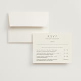 "Picture Perfect" - Multi-Event RSVP Cards in Opal by Jennifer Postorino - RSVP with Envelope