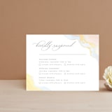 "The whisper of the waves" - Multi-Event RSVP Cards in Sunrise by Helen Halik - Front