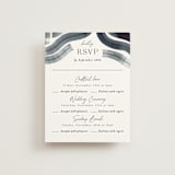 "Painted Trails" - Multi-Event RSVP Cards in Navy by Alethea and Ruth - Front