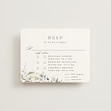 "Fleur" - Multi-Event RSVP Cards in Lily by Everett Paper Goods - Front