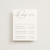 "Scripted Names" - Multi-Event RSVP Cards in Pearl by Hooray Creative - Front