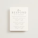 "Ashbury" - Multi-Event RSVP Cards in Ink by Kristie Kern - Front