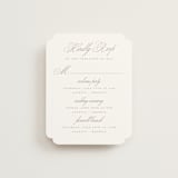 "Romantic Wreath" - Multi-Event RSVP Cards in Chantilly by Wildfield Paper Co - Front