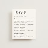 "dance moves" - Multi-Event RSVP Cards in Tuxedo by Angela Garrick - Front