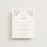 "Delicate Garden" - Multi-Event RSVP Cards in Wildflower by Ashley DeMeyere - Front