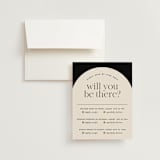 "Little party big love" - Multi-Event RSVP Cards in Noir by Jessica Corliss - RSVP with Envelope