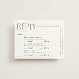 "love love love" - Multi-Event RSVP Cards in Onyx by Robert and Stella - Front