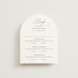 "When I Fall In Love" - Multi-Event RSVP Cards in Snow Bright by Design Lotus - Front
