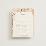 "Falling Foliage" - Multi-Event RSVP Cards in Stone by Robert and Stella - Front