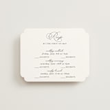 "Organza" - Multi-Event RSVP Cards in Linen by Jill Means - Front