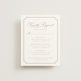"Avery" - Multi-Event RSVP Cards in Dusty Pink by Jennifer Postorino - Front