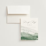 "Over the mountains" - Multi-Event RSVP Cards in Fern by Helen Halik - RSVP with Envelope