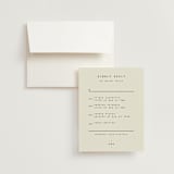 "Nonnette" - Multi-Event RSVP Cards in Vanilla by Blustery August - RSVP with Envelope
