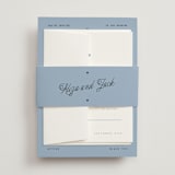 "Cheers" - Multi-Event RSVP Cards in Sky by Blustery August - Assembled with Belly Band
