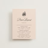 "Arboretum" - Multi-Event RSVP Cards in Almond by Morgan Kendall - Front