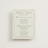 "Pair of Calla Lilies" - Multi-Event RSVP Cards in Sage by Leah Bisch - Front