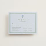 "Hydrangea Vines" - Multi-Event RSVP Cards in Coastal by Madhvi Samimi - Front