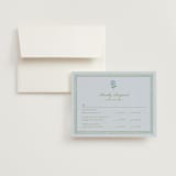 "Hydrangea Vines" - Multi-Event RSVP Cards in Coastal by Madhvi Samimi - RSVP with Envelope