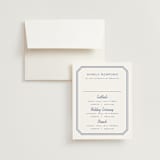 "Deluxe" - Multi-Event RSVP Cards in Blueberry by Carolyn MacLaren - RSVP with Envelope