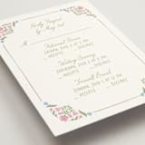 "Folk Garden" - Multi-Event RSVP Cards in Garden by Creo Study - Detail
