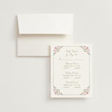 "Folk Garden" - Multi-Event RSVP Cards in Garden by Creo Study - RSVP with Envelope