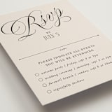 "Mirin" - Multi-Event RSVP Cards in Linen by Kate Ahn - Detail