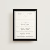 "Botanical Love" - Multi-Event RSVP Cards in Black Tie by Susan Moyal - Front