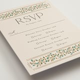 "Juliet" - Multi-Event RSVP Cards in Autumn by Ashlee Townsend - Detail