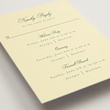 "Curved Frame" - Multi-Event RSVP Cards in Citrine by Emily Betts - Detail