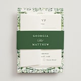 "gates and pillars" - Multi-Event RSVP Cards in Sap by Becky Nimoy - Assembled with Belly Band