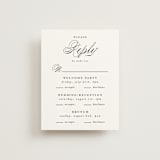 "Everything Love" - Multi-Event RSVP Cards in Ebony by Louise Kay - Front
