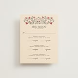"Tapestry" - Multi-Event RSVP Cards in Almond by Jenna Holcomb - Front