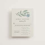 "Botanical" - Multi-Event RSVP Cards in Garden by Kelly Watkins - Front