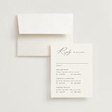 "Contemporary" - Multi-Event RSVP Cards in Cotton by Vanessa Doyle - RSVP with Envelope