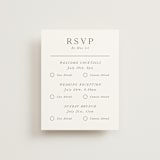 "East Coast Lighthouse" - Multi-Event RSVP Cards in Snow by Becky Nimoy - Front