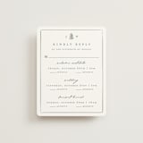 "Mountain Ridge" - Multi-Event RSVP Cards in Pine by Amy Kross - Front