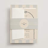 "nautical nuptials" - Multi-Event RSVP Cards in Sea Breeze by Rebecca Durflinger - Assembled with Belly Band