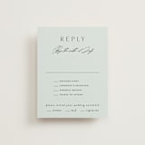 "Merryvale" - Multi-Event RSVP Cards in Sky by Kelly Schmidt - Front